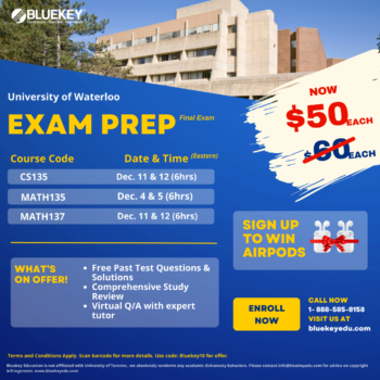 Test Prep - University of Waterloo